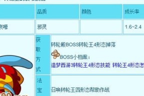《造梦无双转轮王BOSS打法详解》（掌握转轮王BOSS的攻略）