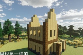 在Minecraft中建造小屋的步骤是什么？