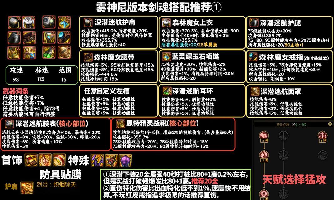剑魂换装如何达到最大伤害输出？如何正确搭配剑魂换装？  第1张
