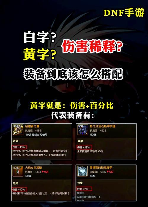 DNF装备调试方法和注意事项？  第3张