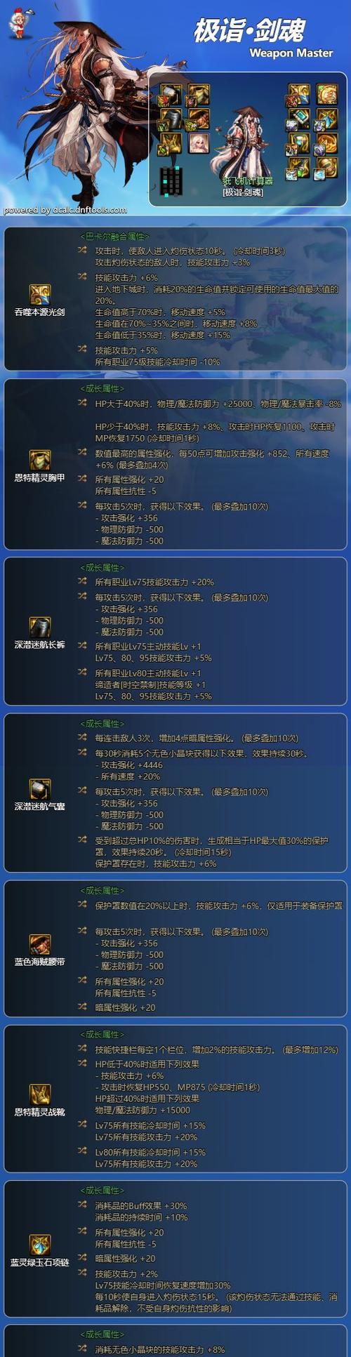 剑魂加速度装备怎么选属性？装备属性搭配的技巧是什么？  第1张