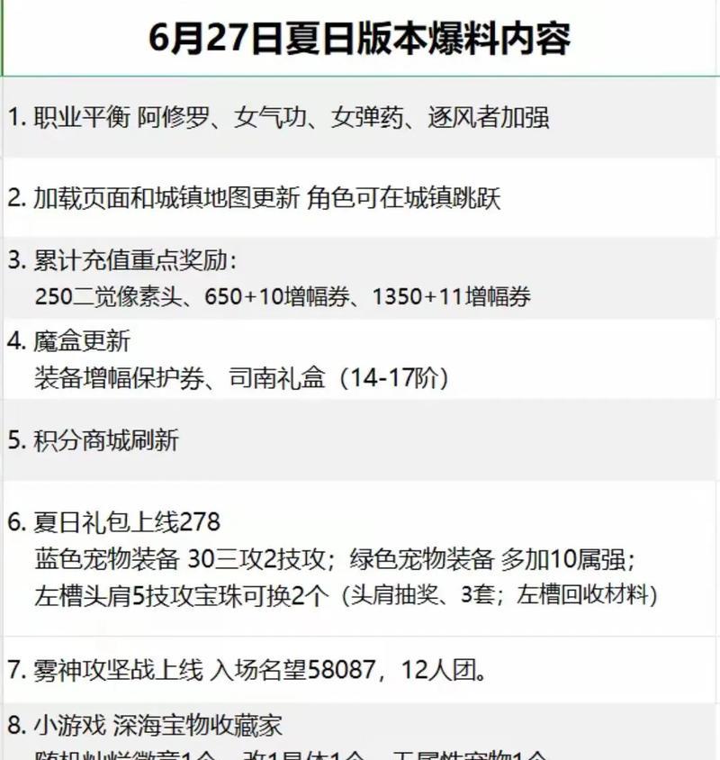 dnf最新升级活动详情是什么？  第3张