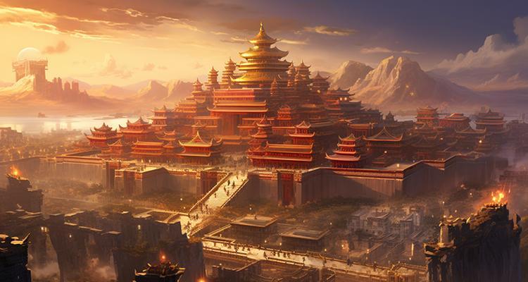 《燃烧王座》游戏国风RTS超抢眼奢华东方城堡曝光（揭秘《燃烧王座》游戏中的超奢华东方城堡）  第1张